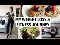 WEIGHT LOSS/ FITNESS JOURNEY UPDATE - meal prep, what i eat, workouts & progress