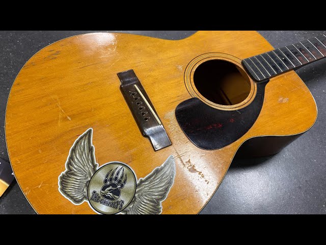 1966 Yamaha FG-110 Red Label - YouTube