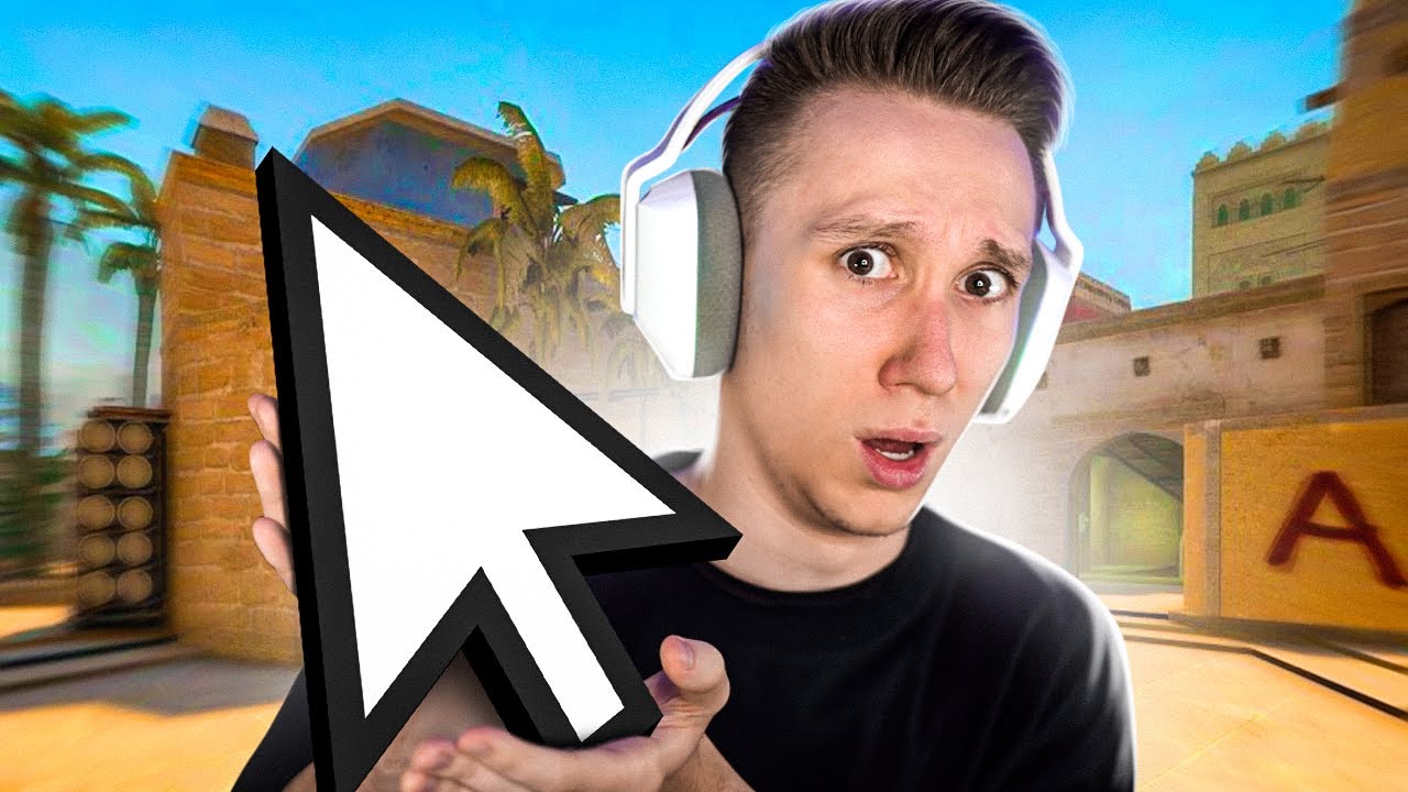 СЫГРАЛ В CS:GO НА КУРСОРЕ - YouTube