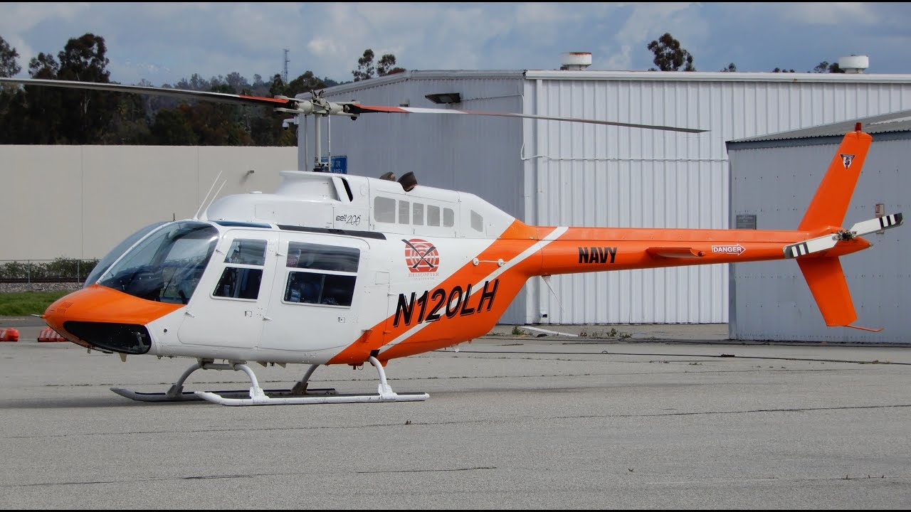 NAVY BELL 206 JetRanger HAI Heli-Expo 2024 Fullerton Airport