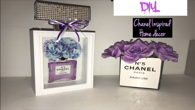 DIY Chanel No. 5 Perfume Bottle Storage Box 