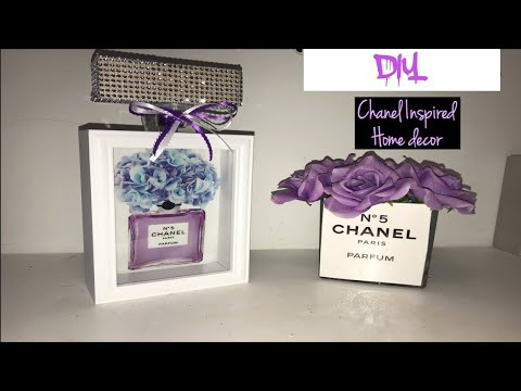 DIY:CHANEL INSPIRED HOME DECOR / DOLLAR TREE 