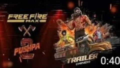 Free Fire MAX x Pushpa 2: The Rule | Hindi Trailer