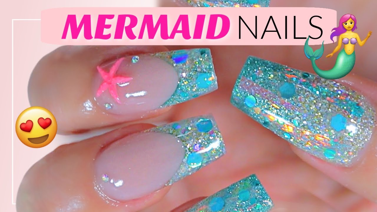 Gorgeous MERMAID Nails STEP BY STEP
