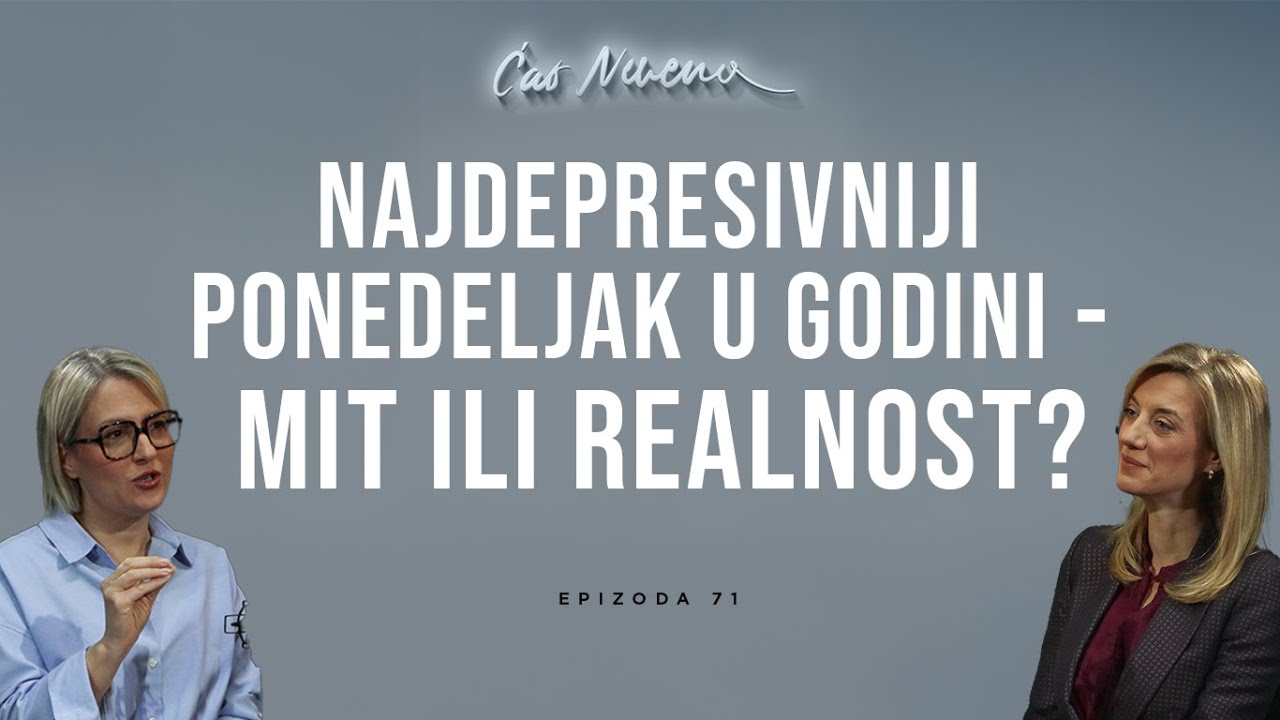 Ćao Nevena: MIA POPIĆ, Najdepresivniji ponedeljak u godini - mit ili realnost?
