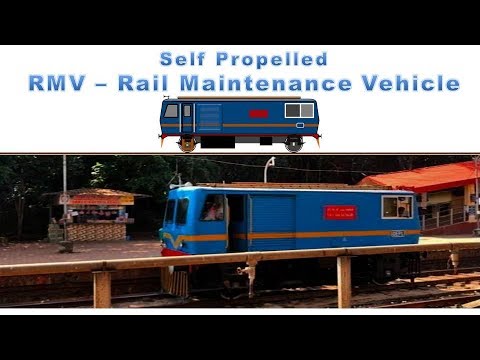 Self propelled Rail Maintenance Vehicle (RMV) - YouTube