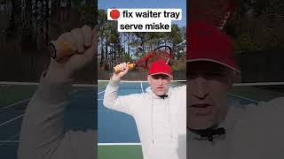 Fix the Waiter Tray Serve Mistake in 56 seconds #tennis #tennistraining #serve