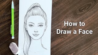 How To Draw A Face Easy Drawing For Girls