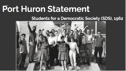 Port Huron Statement Explained