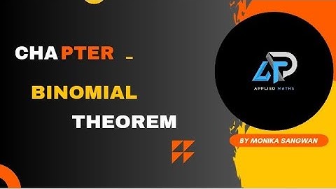 Binomial theorem// By Monika Sangwan//Polytechnic//