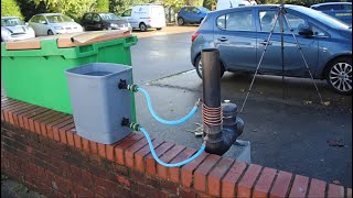 Crazy DIY Mass Water Heating   Using a Rocket Stove