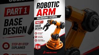 Design Robotic Arm Tutorial 2 #cad #solidworks #3dprinting