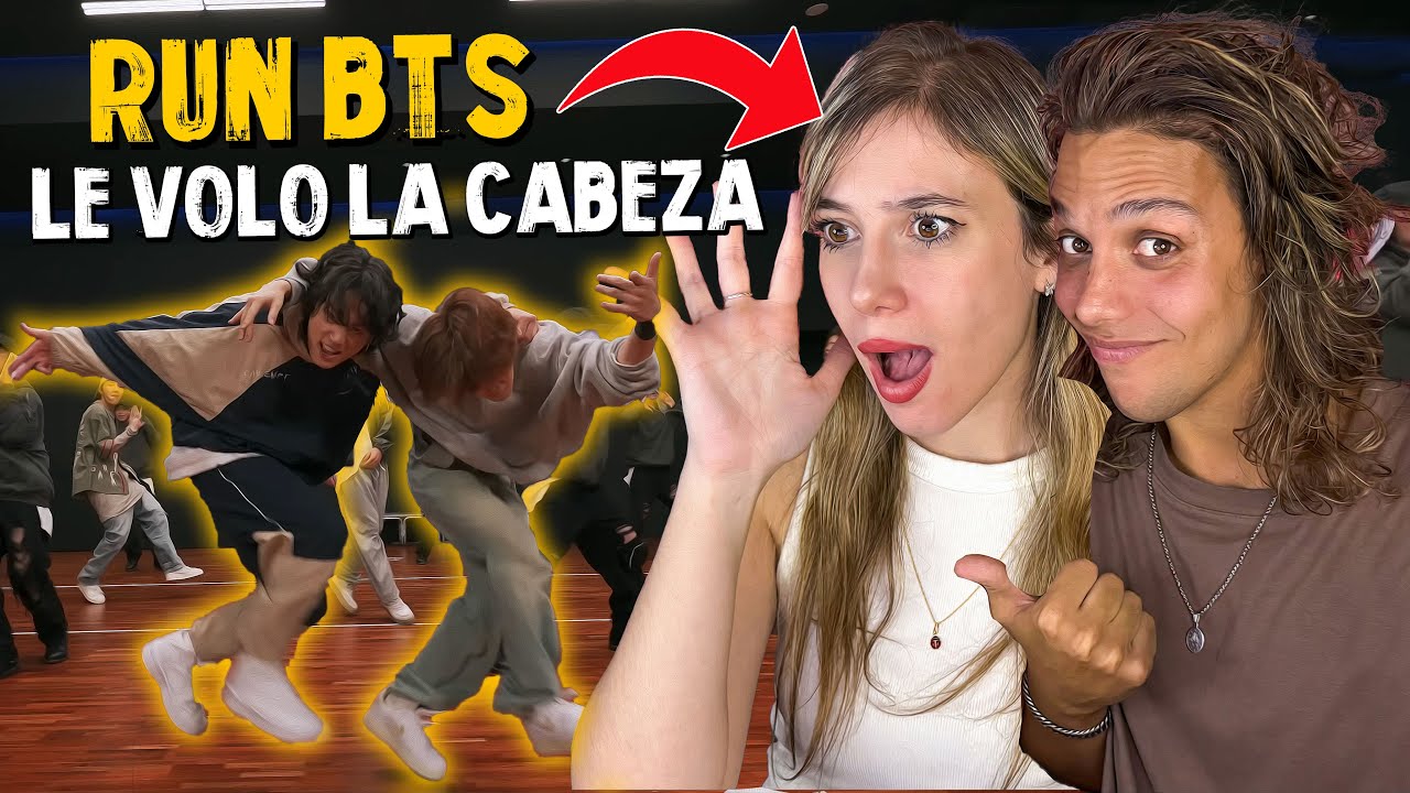 MI NOVIA REACCIONA a BTS - '달려라 방탄 (Run BTS)' Dance Practice POR PRIMERA VEZ! | Fede Sicaro