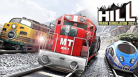 Hill Train Simulator 2021 - Train Games - Level 6 Fail Crash