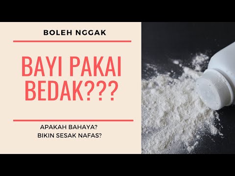 Video: Apakah aman menggunakan bedak bayi dari tepung maizena?