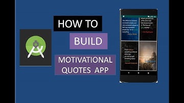How to Build a Motivational Quotes App using Android Studio [PART 5 (Final) ]   [App #1]