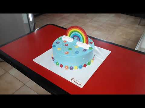 საბავშვო ტორტი \"ცისარტყელა\