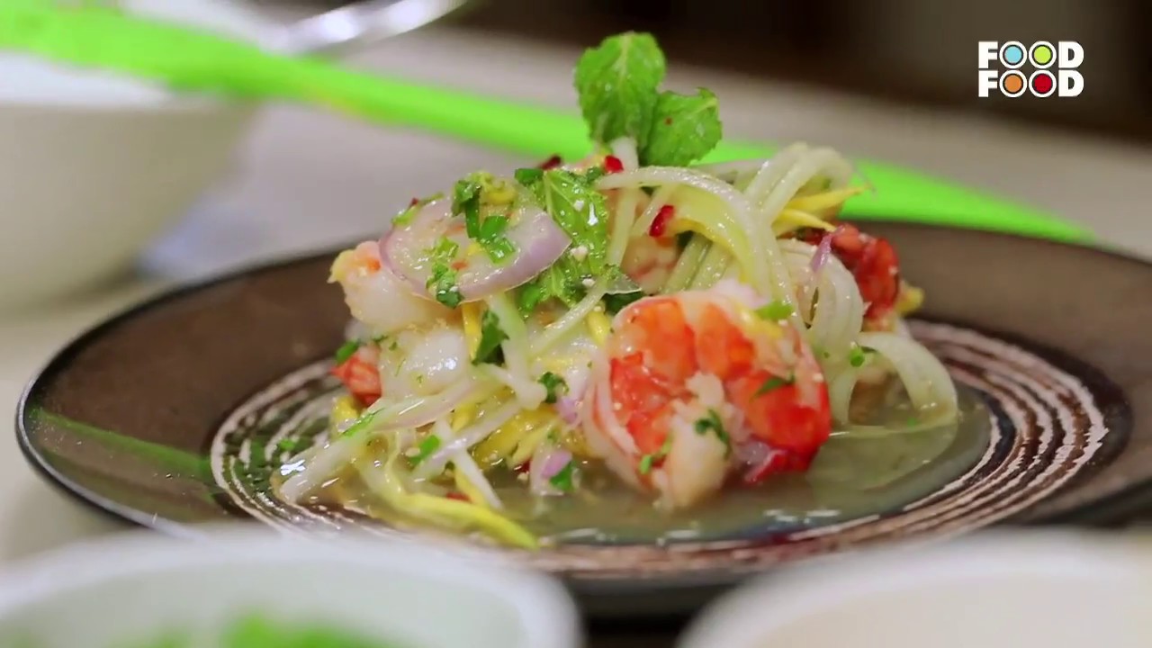 Raw Mango Cucumber & Prawn Salad | Great Chefs Great Recipes | Chef Manish Sharma | FoodFood