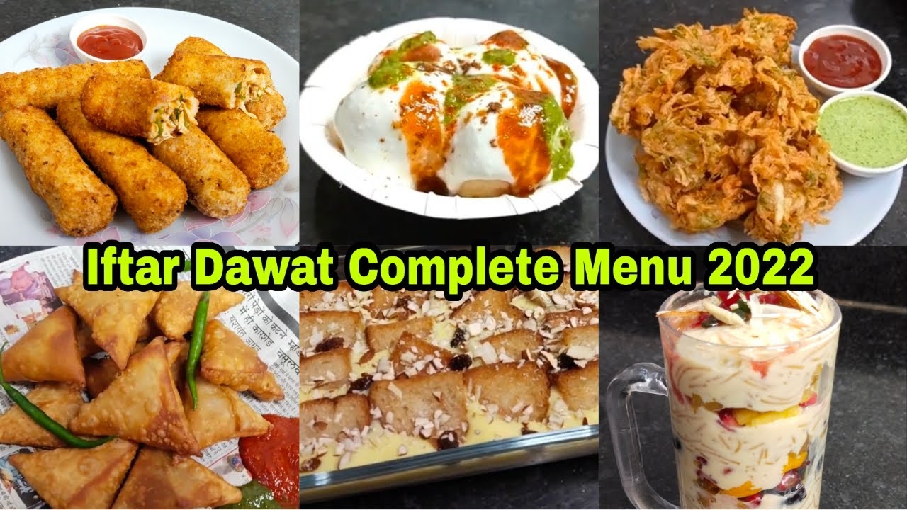 Iftar Dawat Complete Menu 2022 | Iftar Dawat Recipes | Iftar Snacks Ideas | Ramadan 2022