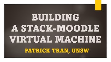 Building a Moodle-Stack Virtual Machine (Stack question type)