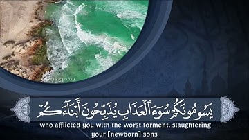﴿ .. وإذ فرقنا بكم البحر فأنجيناكم وأغرقنا آل فرعون وأنتم تنظرون ﴾ - القارئ محمد الفقيه