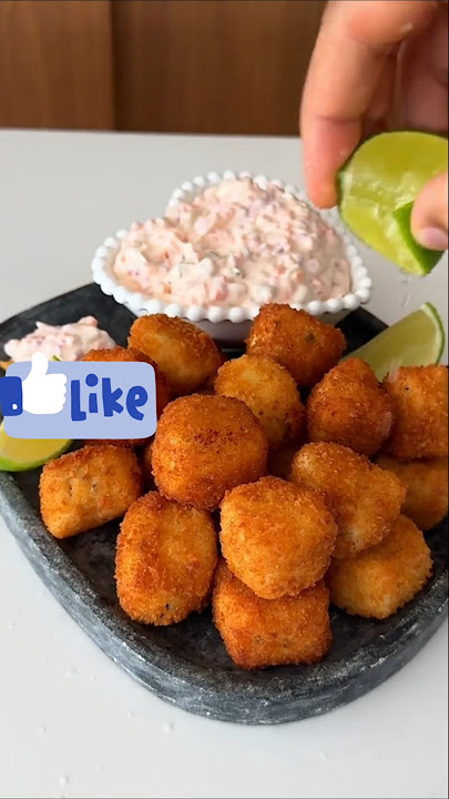 PEIXE EMPANADO AO MOLHO TARTARO #peixe #petiscos #molho #comida #salgado