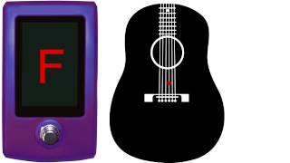 guitar tuner - d tuning