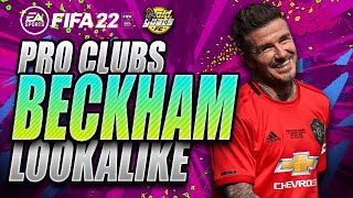 Beckham Look Alike Fifa 22 Pro Clubs  - How To Make Beckham Fifa 22 Pro Clubs - Old Goats FC