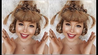 CINDY LOU WHO HALLOWEEN MAKEUP TUTORIAL ~ HOW THE GRINCH STOLE CHRISTMAS