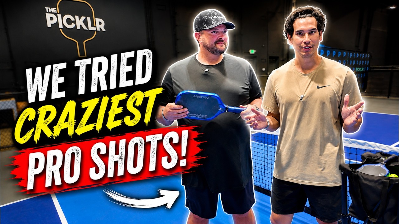 Are Pro Pickleball Shots Actually This Hard?