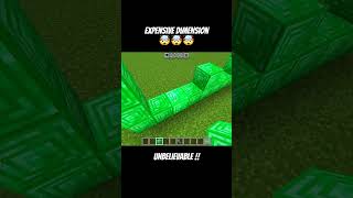 Expensive Dimension Emerald Portal !! 🤯  #shorts #ytshorts #viralshort #minecraftshorts #fyp