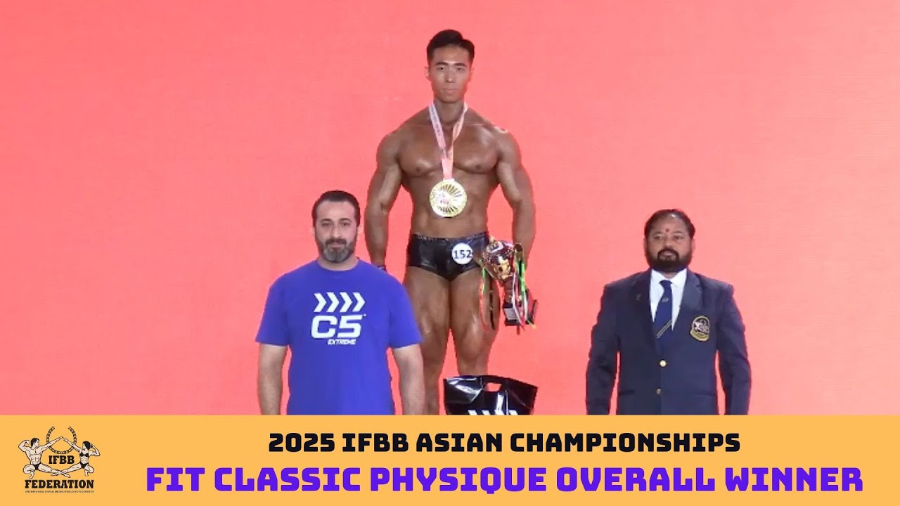 2025 Asian Championships Fit Classic Physique Overall winner - YouTube