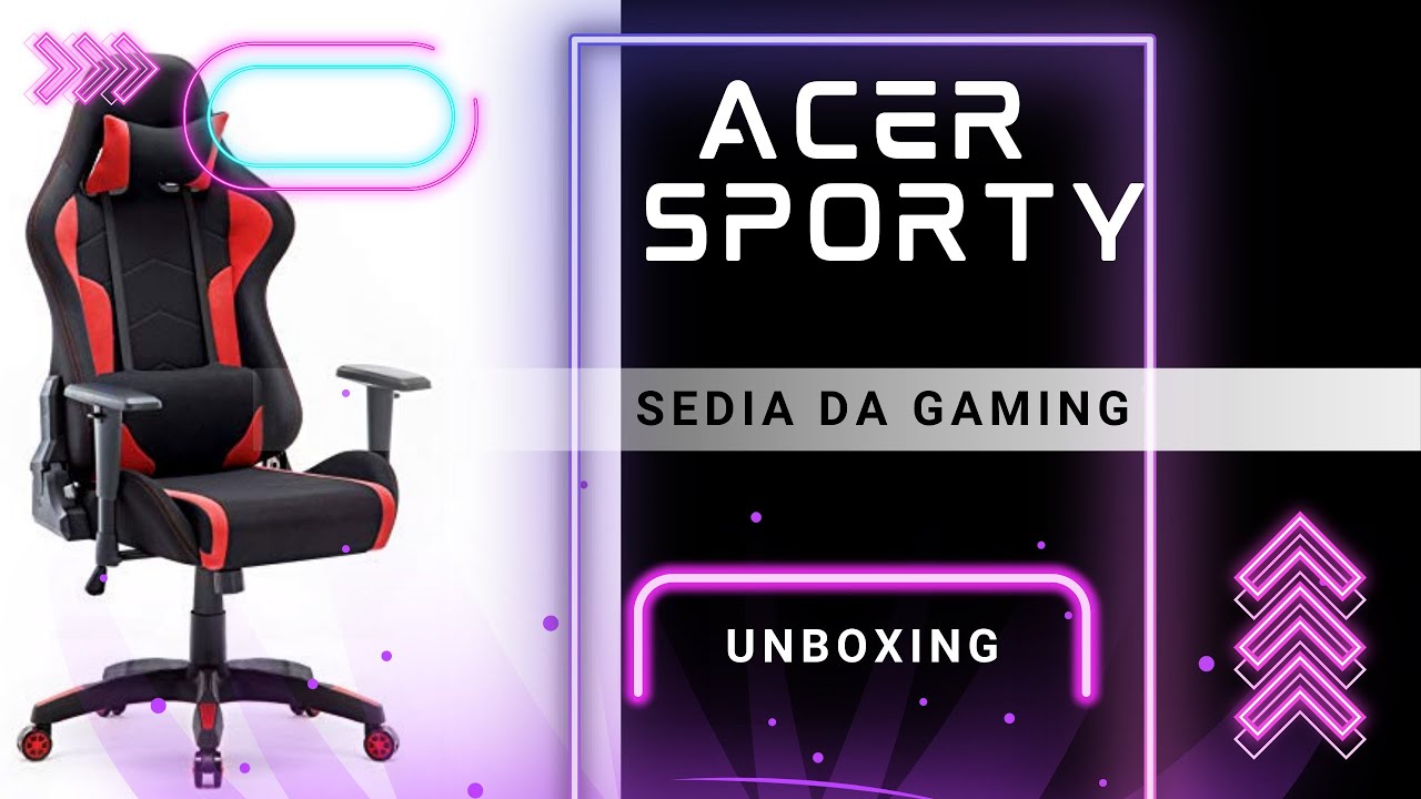 Unboxing Sedia Gaming Acer Sporty GC 1600R 