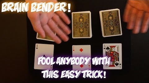 Brain Bender: EASY Impromptu Card Trick Performance And Tutorial!