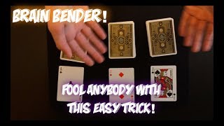 Brain Bender: EASY Impromptu Card Trick Performance And Tutorial!