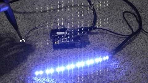 LED Knight Rider using Arduino and  Mini Led Modules