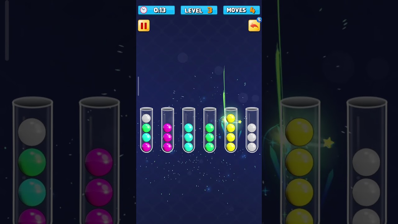 Ball Sort Puzzle Color Sorting Game Level 3