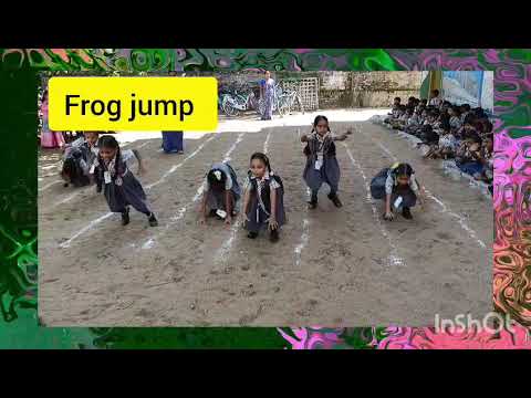 Frog jump game by UKG students l Sree Vidya EM High School 24-25 - YouTube