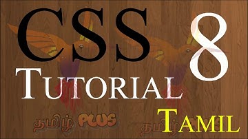 CSS Tutorial for Beginners-08-Font Family and Font Weight Property in Tamil