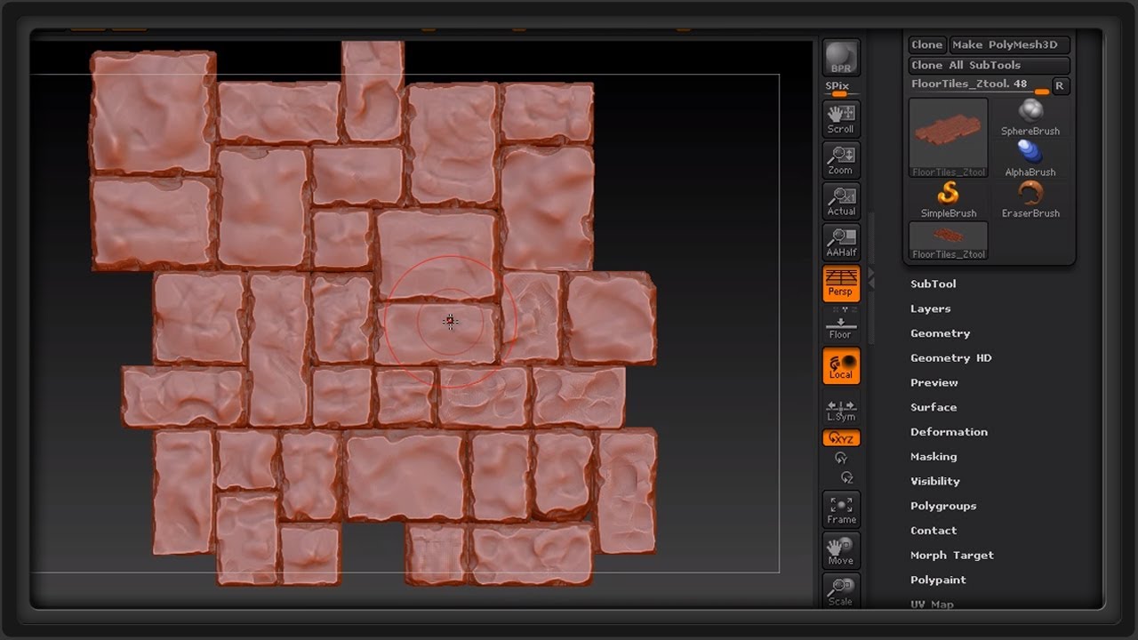 how to use 3d textures in zbrush
