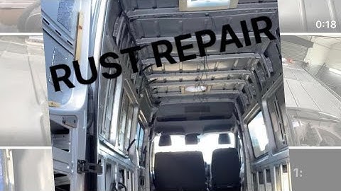Episode #2 RUST REPAIR HOW TO IN UNDER 1 MINUTE—*sprinter van conversion series*