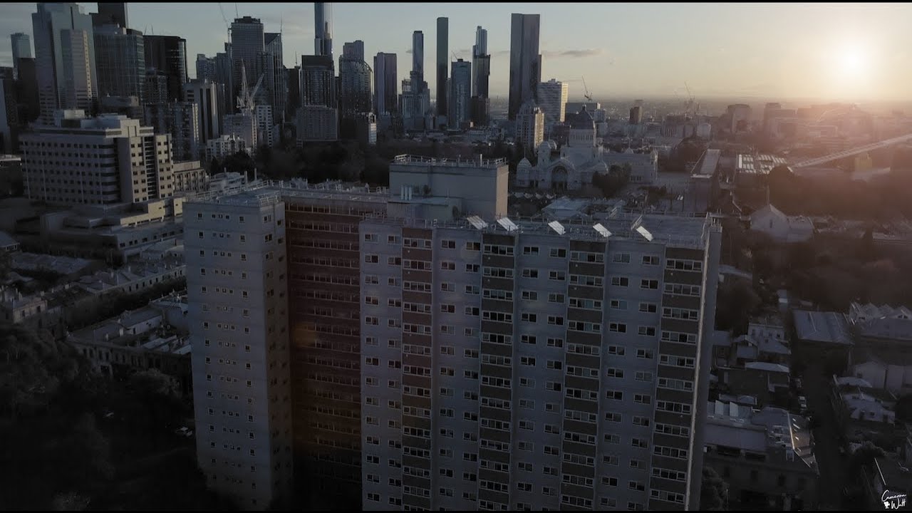 MELBOURNE AUSTRALIA STAGE 4 Lockdown 4K - COVID 19