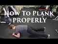 How To Perform The PLANK | Posture Improvement