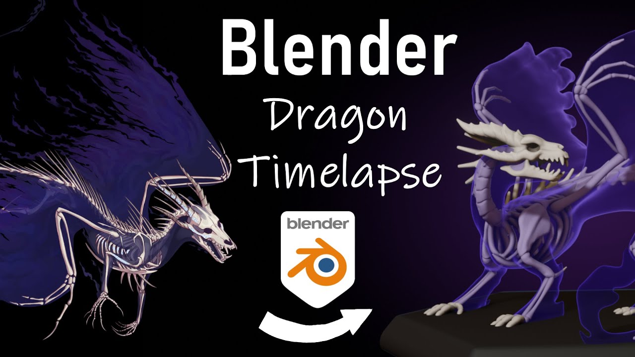 Dracul - Blender Dragon Sculpting Timelapse + Boardgame Figurine