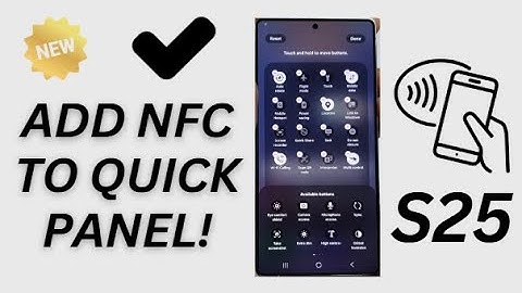 ⚡ Customize Your Quick Panel Like a Pro! | Add NFC on Galaxy S25 Series