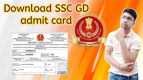 how to download SSC GD admit card 2021 2022 // Shorya Computers