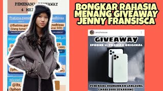 CARA MENANG GIVEAWAY JENNY FRANSISCA | Cara Menang Giveaway di Instagram