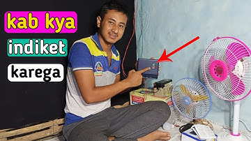 Luminous solar collector kab kya indiket karega