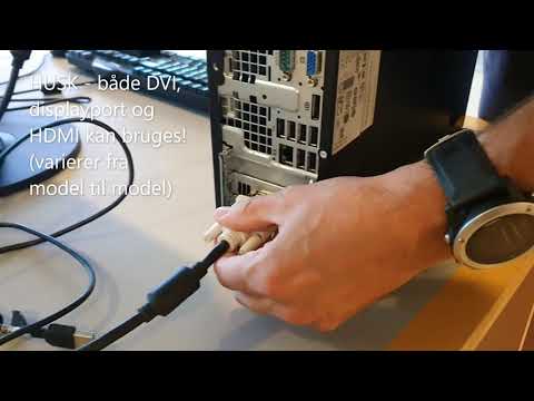 Video: Sådan Tilsluttes Kablet Til Computeren