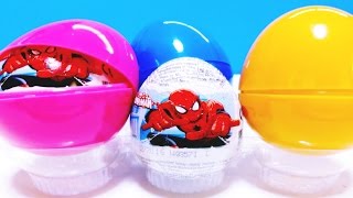 Surprise Eggs Marvel Spiderman Toys Unboxing스파이더맨 서프라이즈 에그 마블 스파이더맨 피규어 장난감
